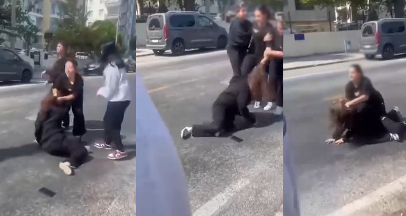 Lise Öğrencileri Arasında Kavga: Saçlarından Sürüklenme Vakası