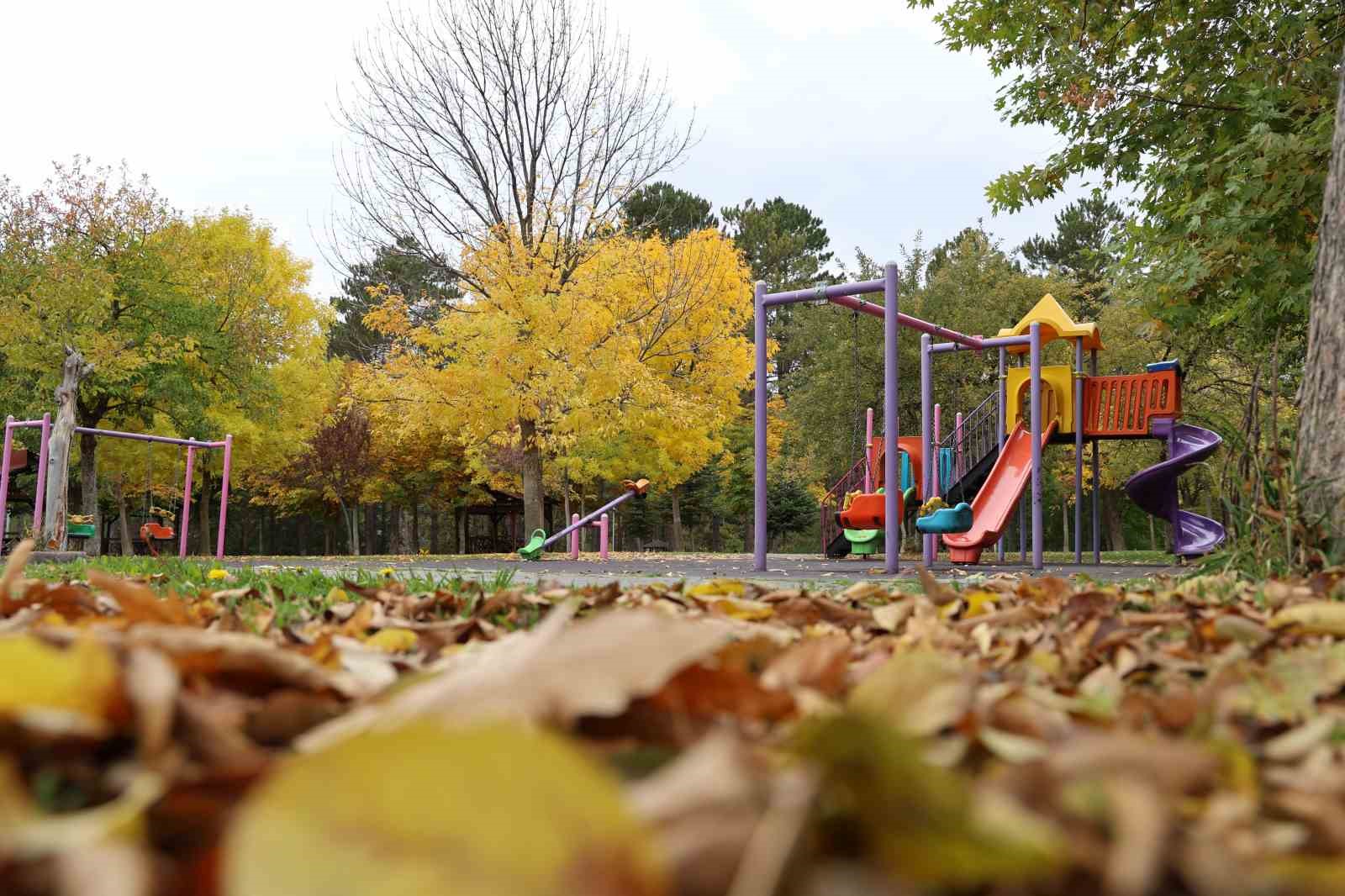 Sivas’ın Gözde Mesire Alanı Paşabahçe, Sonbaharın Huzuruna Büründü
