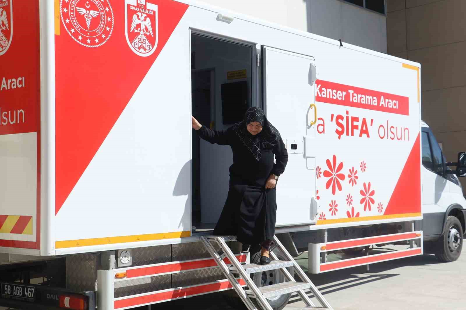 Sivas’ta Mobil Kanser Tarama Hizmeti ile Erken Teşhis Artıyor