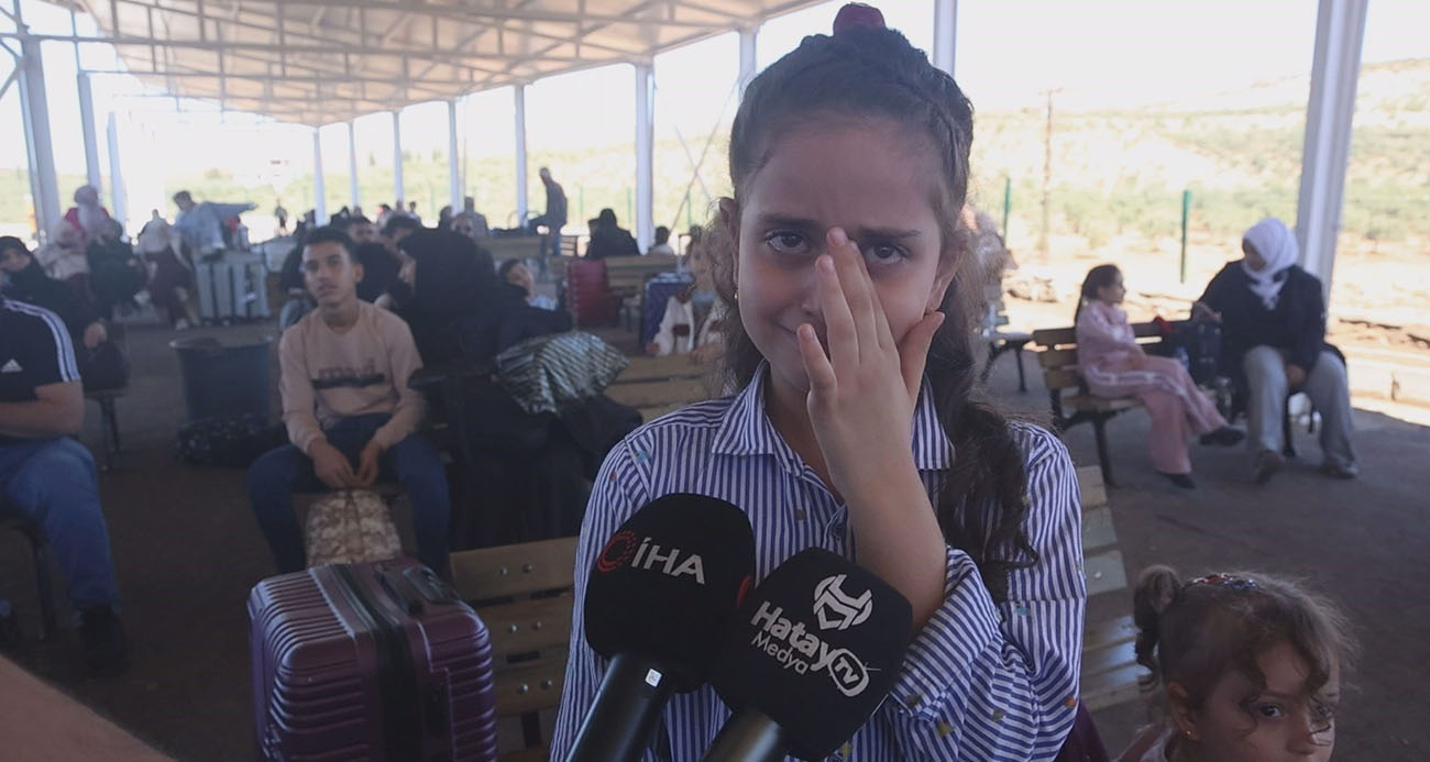 Suriyeli Çocukların Gözyaşları ile Türkiye’ye Veda