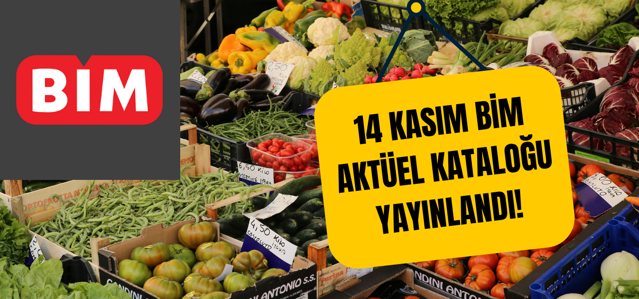 BİM 14 Kasım 2025 Aktüel Kataloğu Yayında! Bu Haftanın En Dikkat Çeken Ürünleri