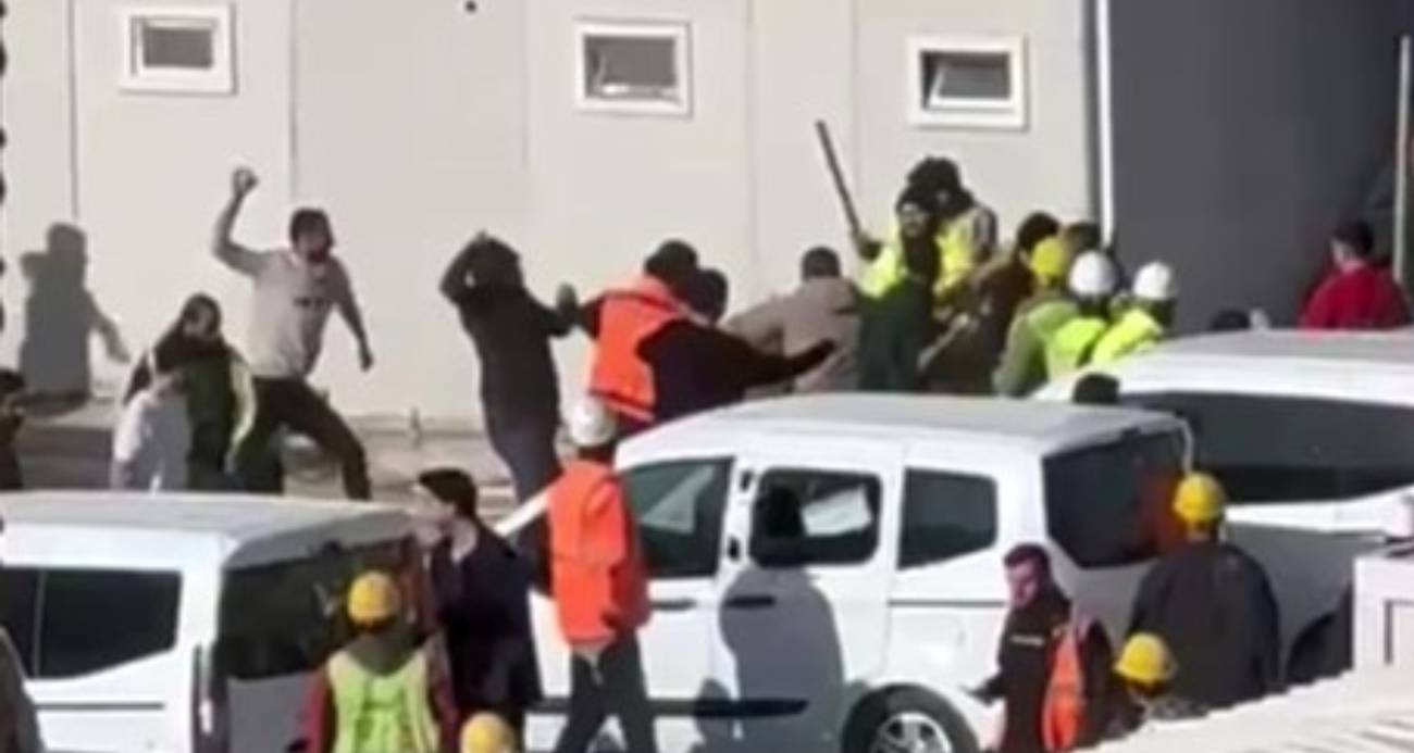 Ankara Yenimahalle’de İnşaat İşçileri Arasında Çıkan Taşlı Sopalı Kavga