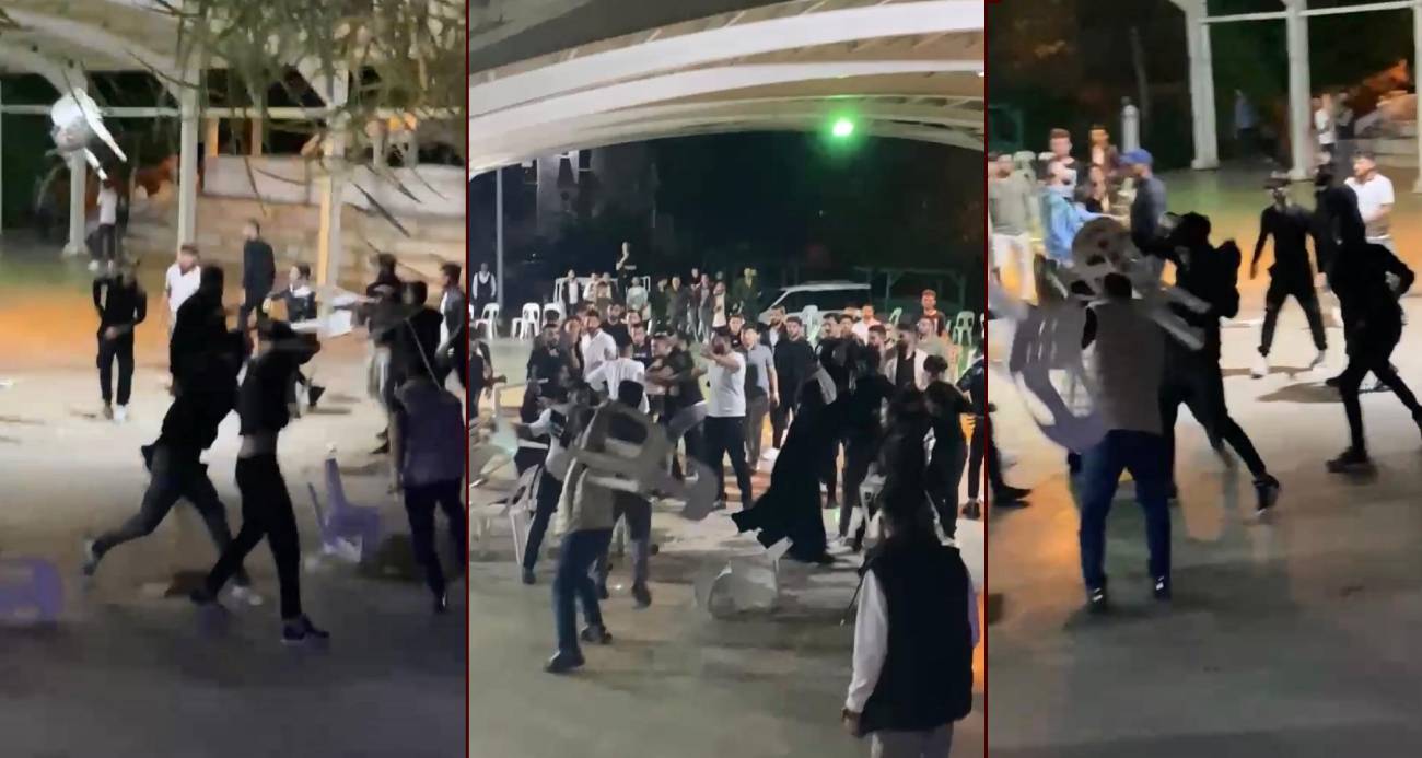 Antalya Serik’te Düğünde Kavga Çıktı: Sandalyeler Havada Uçuştu