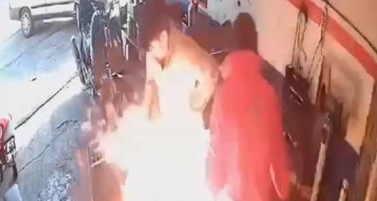 Elazığ’da Yanlış Müdahale Sonucu Motosiklet Yangını Büyüdü