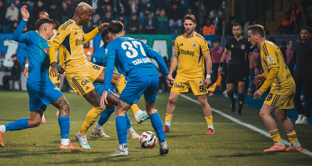 Fenerbahçe’den Rize’de Muazzam Geri Dönüş: 5-2