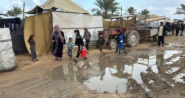 Gazze’de Yaşanan Şiddetli Yağışlar İnsani Durumu Ağırlaştırıyor