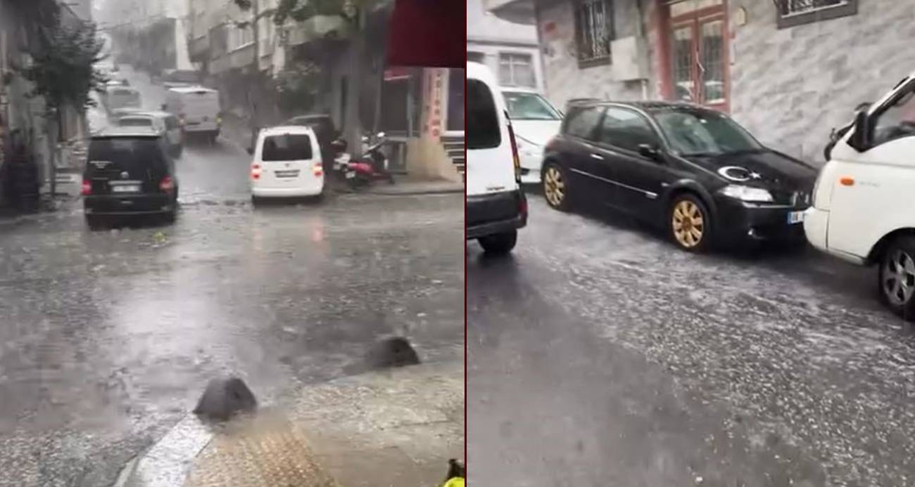 İstanbul’da Dolu Yağışı Hayatı Olumsuz Etkiledi