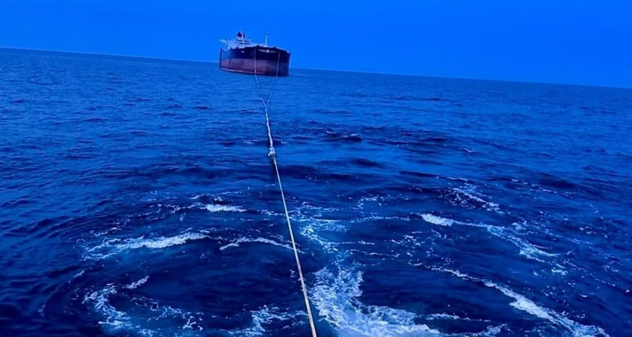 Kastamonu Açıklarında Zarar Gören ‘Virat’ Gemisi Türkeli’ye Çekiliyor