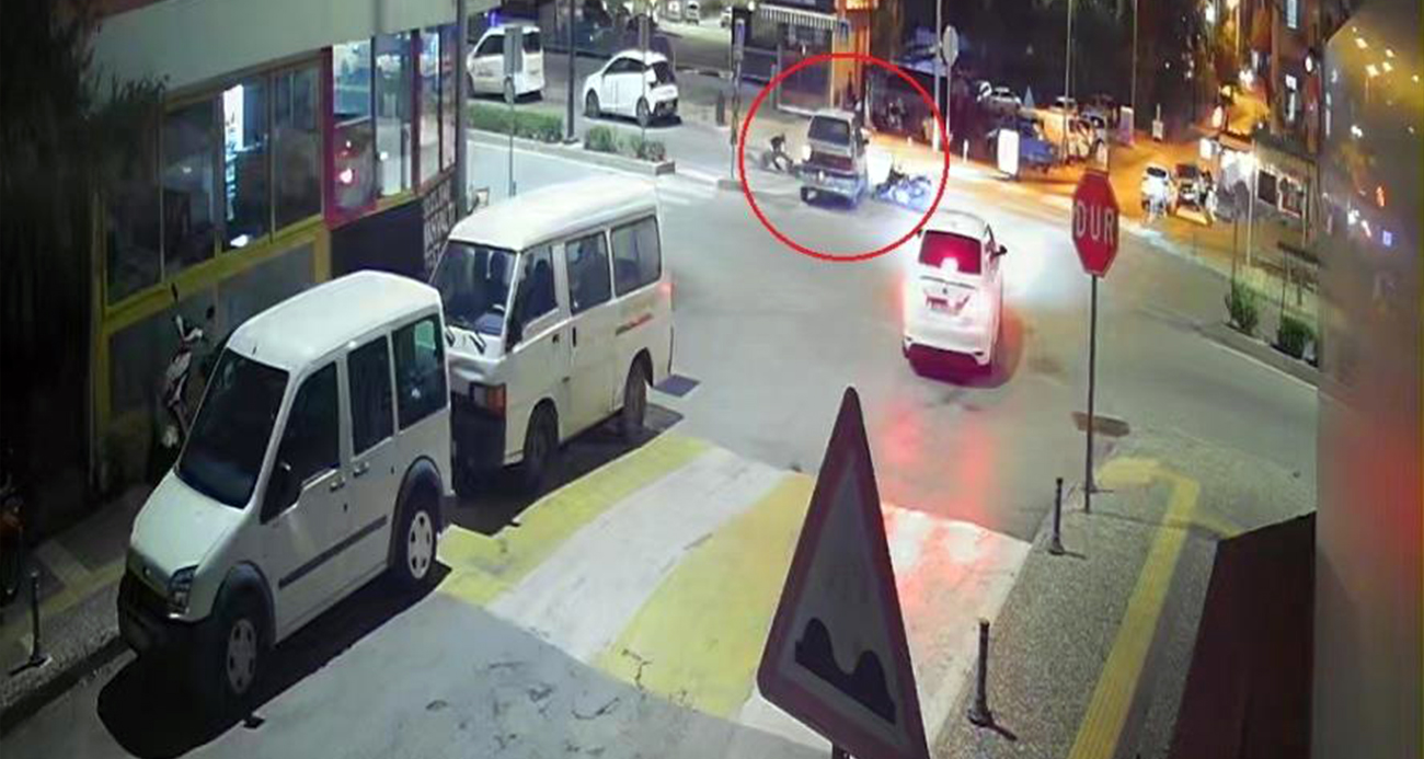 Manavgat’ta Motosiklet Kazası: Sürücü Havada Takla Attı