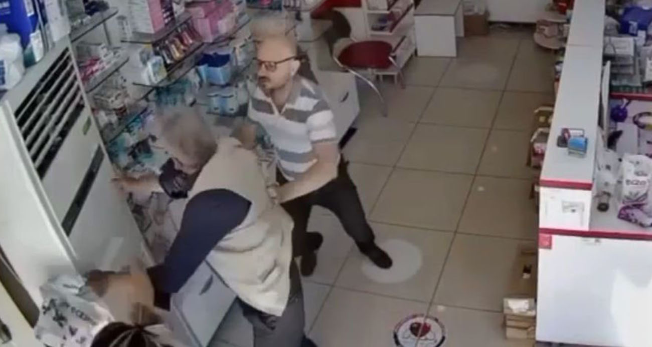 Mersin’deki Eczanede Yaşanan Şiddet Olayına Dair Yeni Görüntüler Ortaya Çıktı