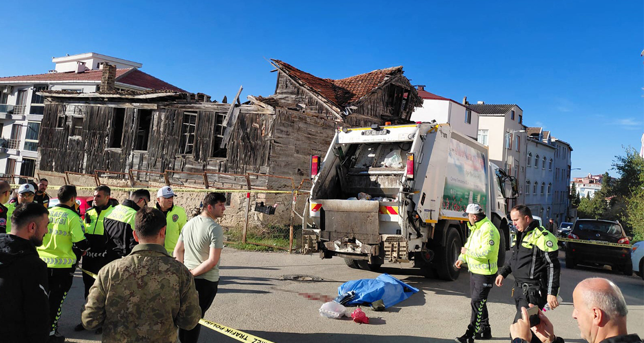 Sinop’ta Belediye Çöp Kamyonu Yaşlı Kadını Ezdi