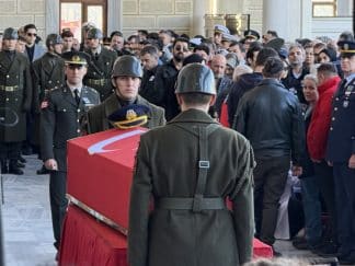 Türk Silahlı Kuvvetlerinden Şehit Pilot Yarbay Gökhan Korkmaz, İstanbul’da Ebediyete Uğurlandı