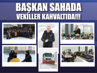 BAŞKAN SAHADA, VEKİLLER KAHVALTIDA!..