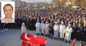 Ankara Şereflikoçhisar’da Şehit Polis Memuru İçin Hüzünlü Veda