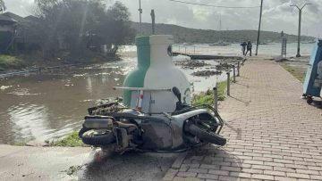 Bodrum’da Fırtına Sonrası Deniz ve Kara Kaosu