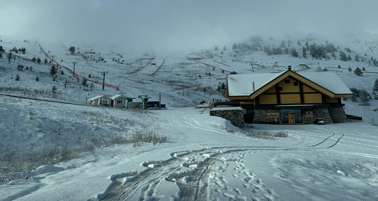 Bolu Dağları Karla Kaplandı
