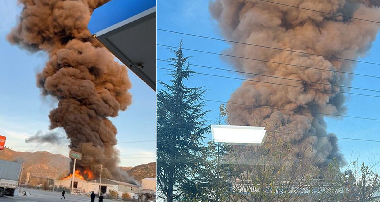 Burdur Bucak’ta Mermer Fabrikasında Çıkan Yangın Kontrol Altına Alındı