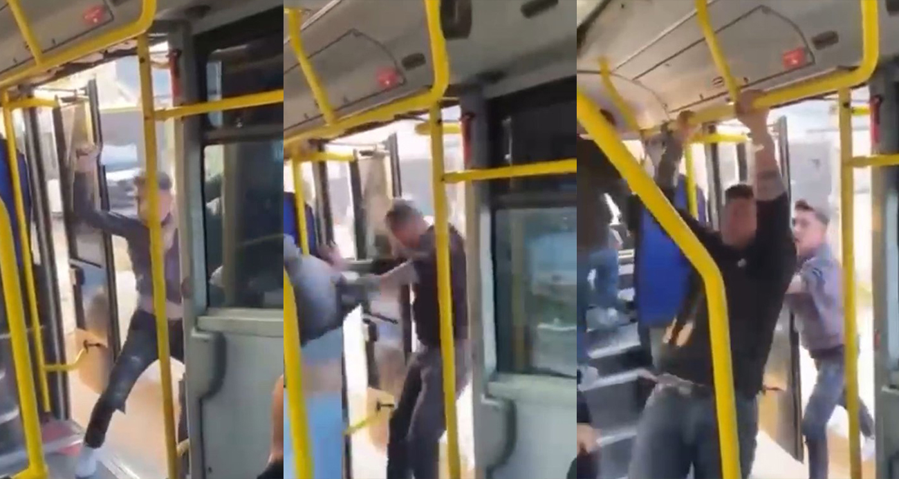 Bursa Nilüfer’de Otobüs İçinde Satırlı Saldırı Paniği