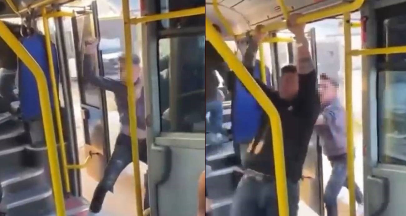 Bursa’da Otobüste Satırlı Kavga: Şüpheliler Gözaltında