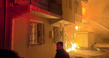 Bursa’da Şehit Polis Memurunun Babasının Evi Yangında Kül Oldu