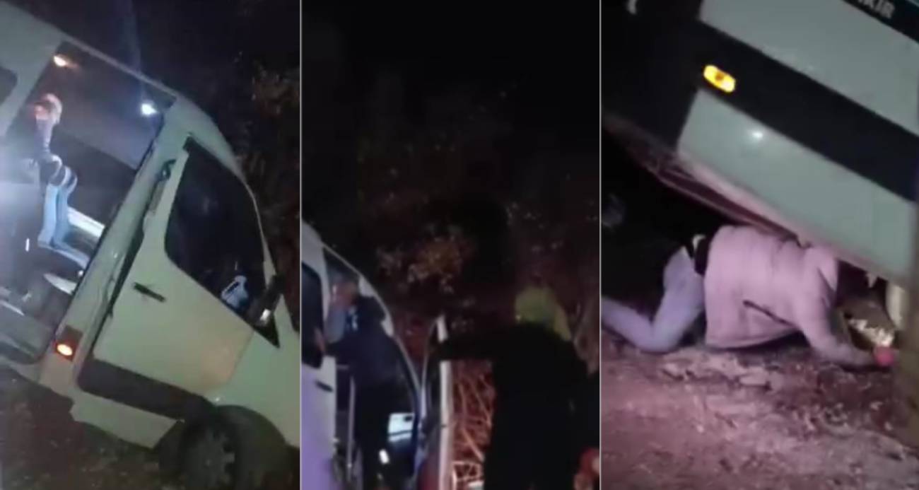 Diyarbakır’da Minibüs Şarampole Yuvarlanmak Üzereyken Kurtarıldı