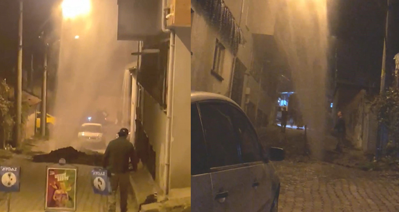 Edirne’de İçme Suyu Hattında Meydana Gelen Patlama