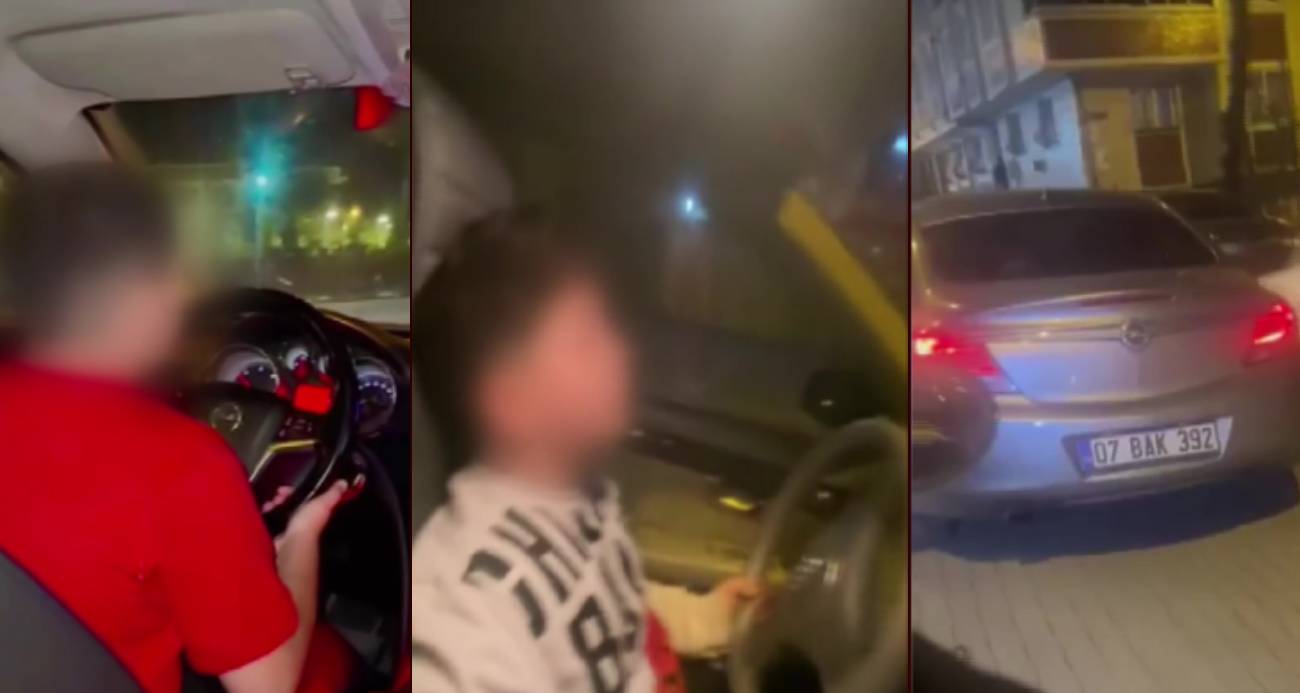 Esenyurt’ta Çocuk Direksiyon Başında: Aile Yanında Trafikte Araç Kullandı