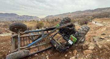 Gabar Dağı’nda Traktör Kazası: 13 İşçi Yaralı