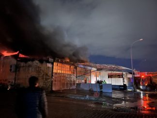 Hatay’da Büyük Yangın: Dokuz İş Yeri Kül Oldu