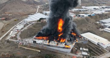 Kırıkkale OSB’de Madeni Yağ Üreten Fabrikada Yangın Paniği