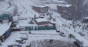 Palandöken’de Kar Yağışı Turizmcileri Mutlu Etti