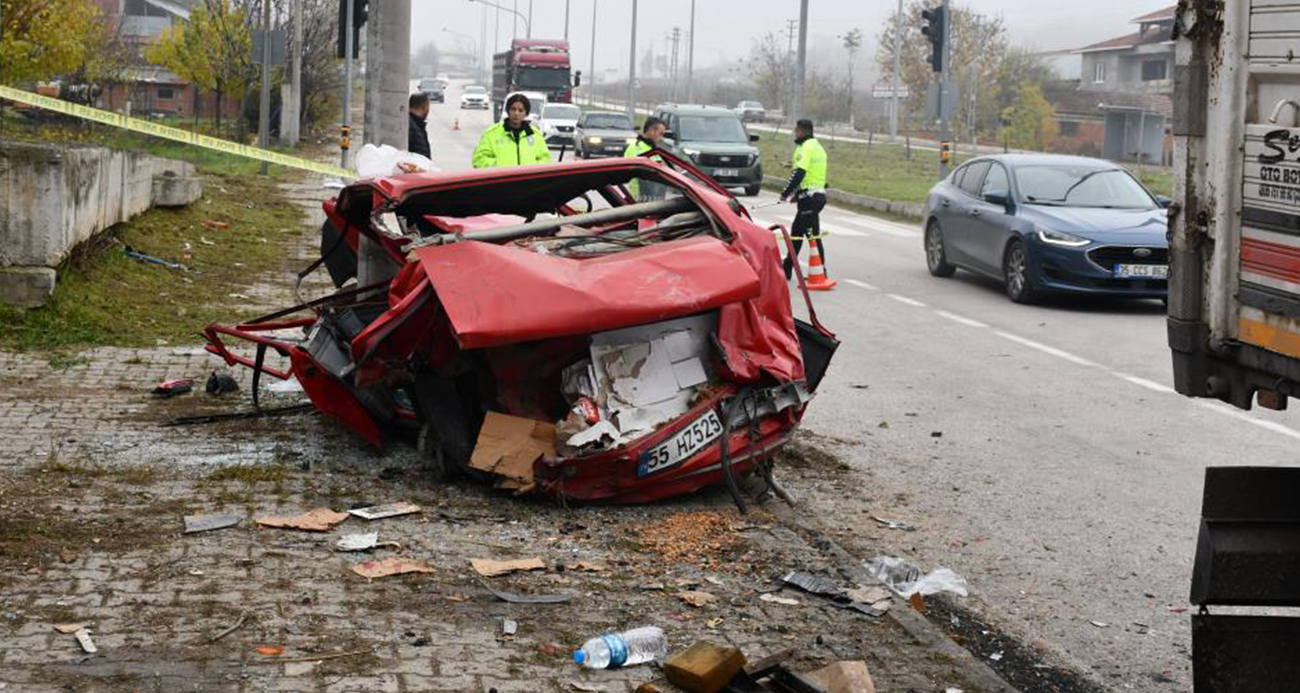 Samsun Vezirköprü’de Trafik Kazası: 4 Yaralı