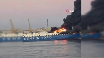 Ukrayna’da Türk Gemisine Saldırı: Cenk Denizcilik’e Ait Gemi Chornomorsk Limanı’nda Vuruldu