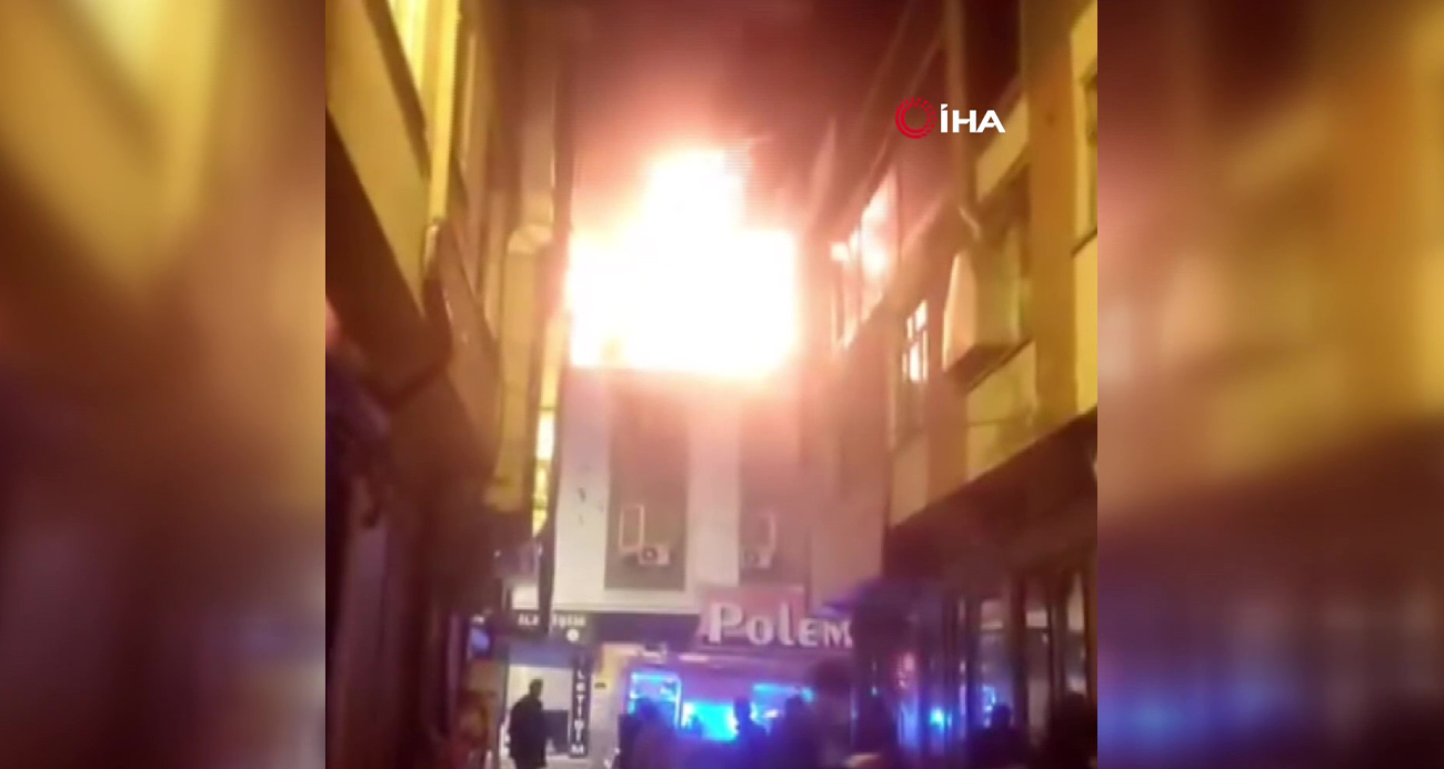 Van İpekyolu’nda Otel Restoranında Yangın Paniği