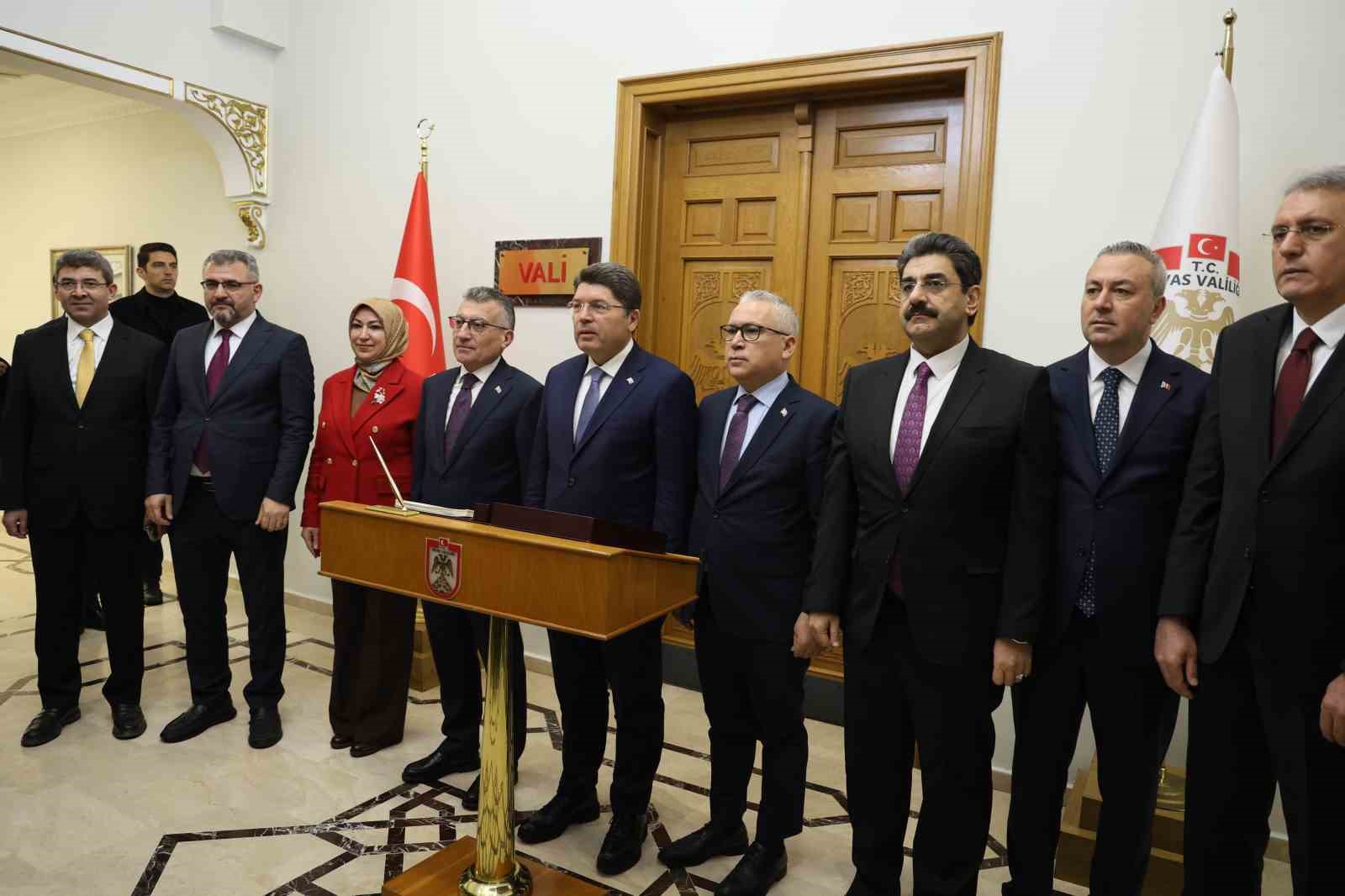 Adalet Bakanı Yılmaz Tunç’un Sivas Ziyareti