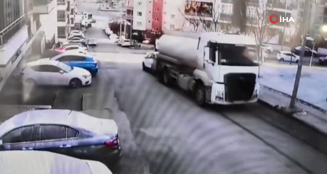 Batman’da Kontrolden Çıkan Akaryakıt Tankeri 8 Aracı Hurdaya Çevirdi