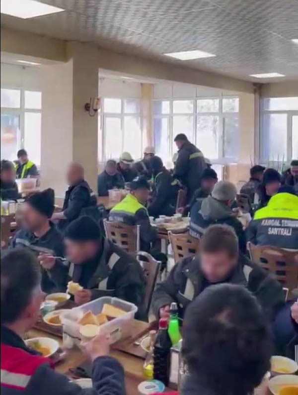 Kangal Termik Santrali’nde İşçi Eylemi Devam Ediyor