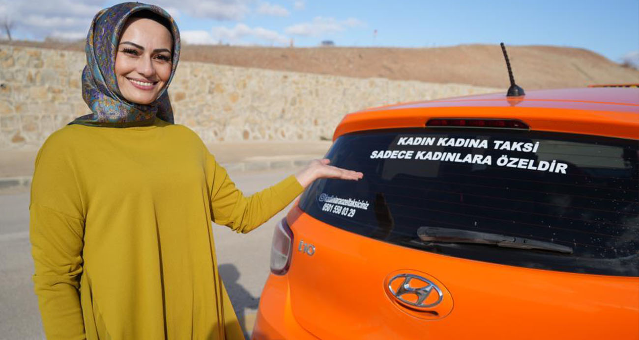 Kırıkkale’nin Cesur Kadın Taksi Şoförü Sevda Bozer, Yalnızca Kadınlara Hizmet Veriyor