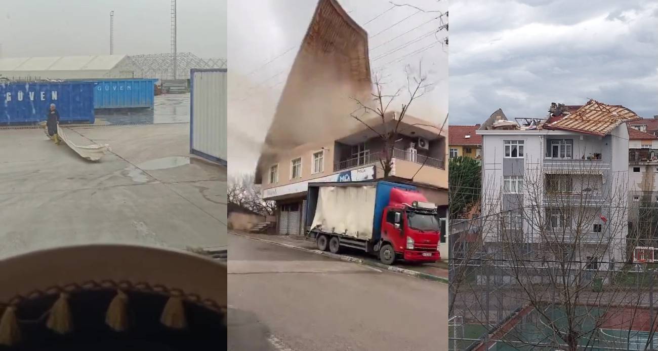 Kocaeli Körfez’de Fırtına Hayatı Felç Etti: Çatılar Uçtu, Elektrik Hatları Zarar Gördü