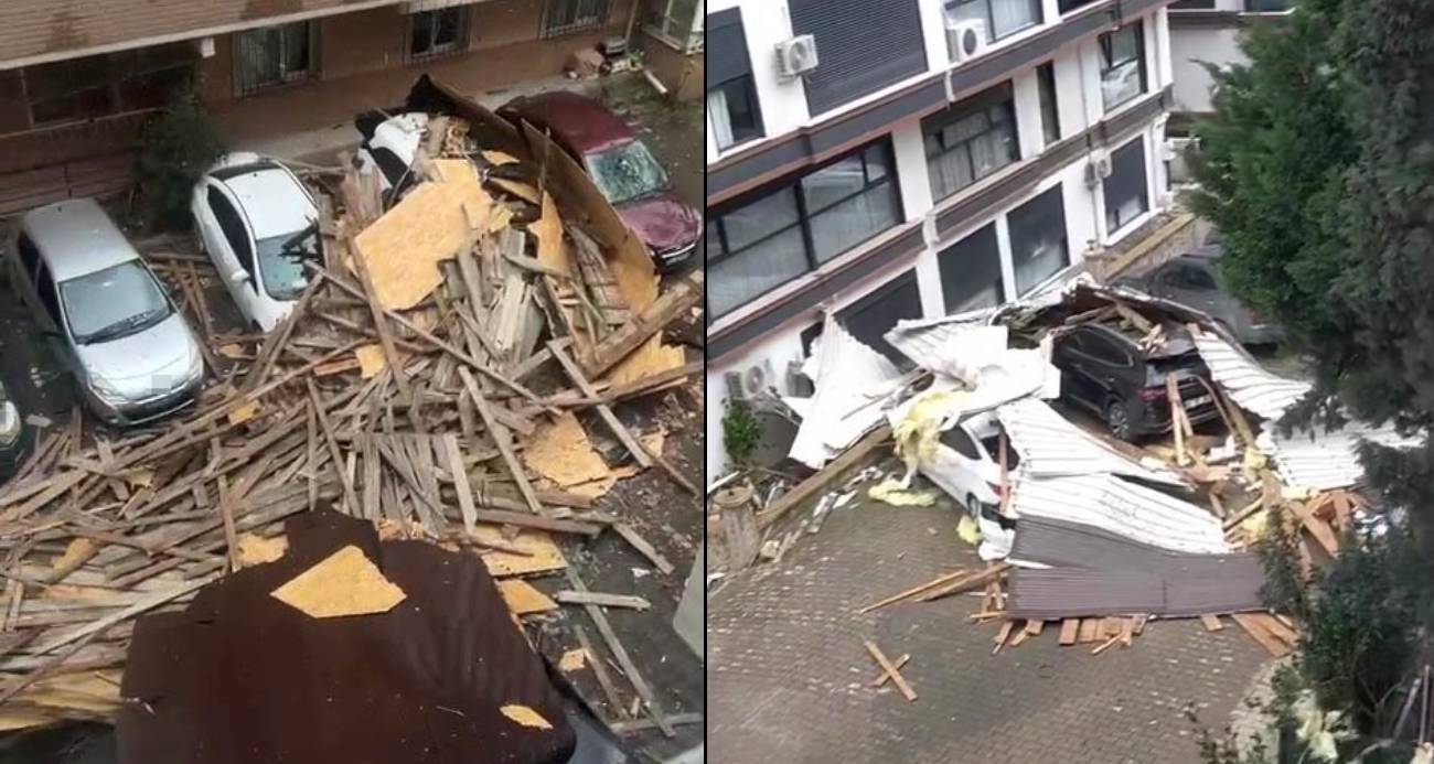 Kocaeli’de Şiddetli Rüzgarın Bilançosu: Bir Mahallede 186 Çatı Hasar Gördü