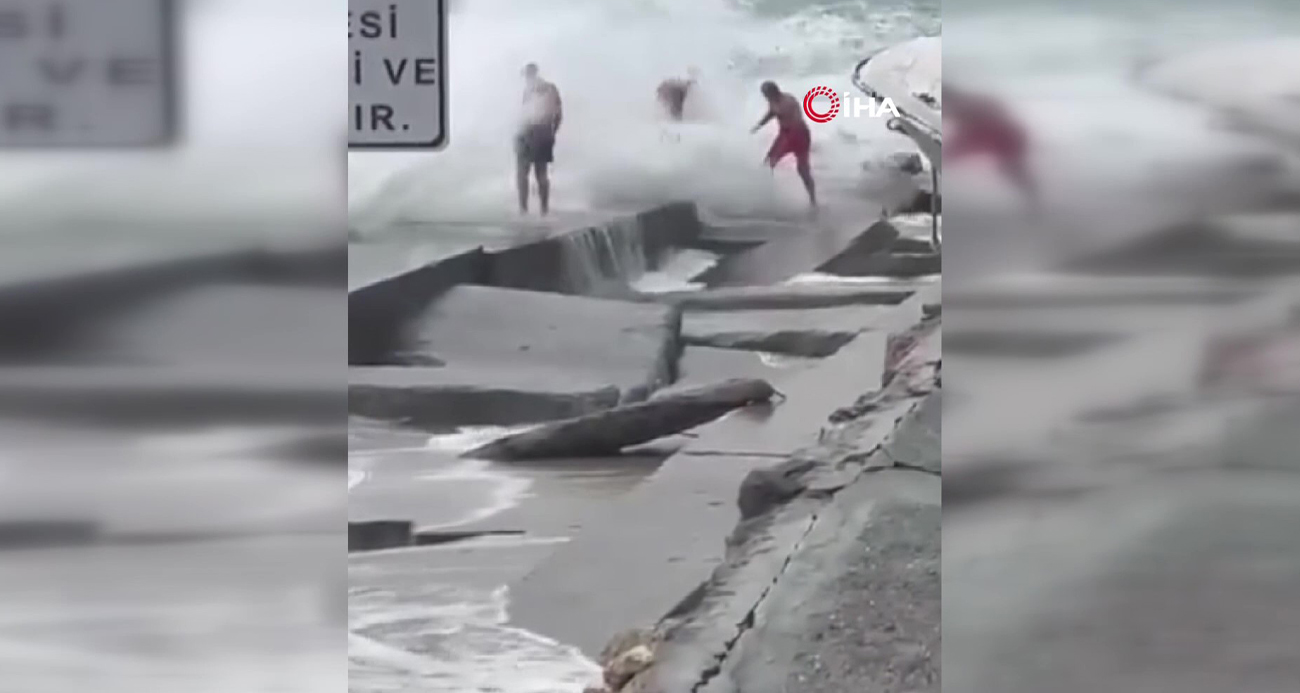 Kuvvetli Lodos, Caddebostan Sahilinde Tehlike Yarattı: 3 Yaralı