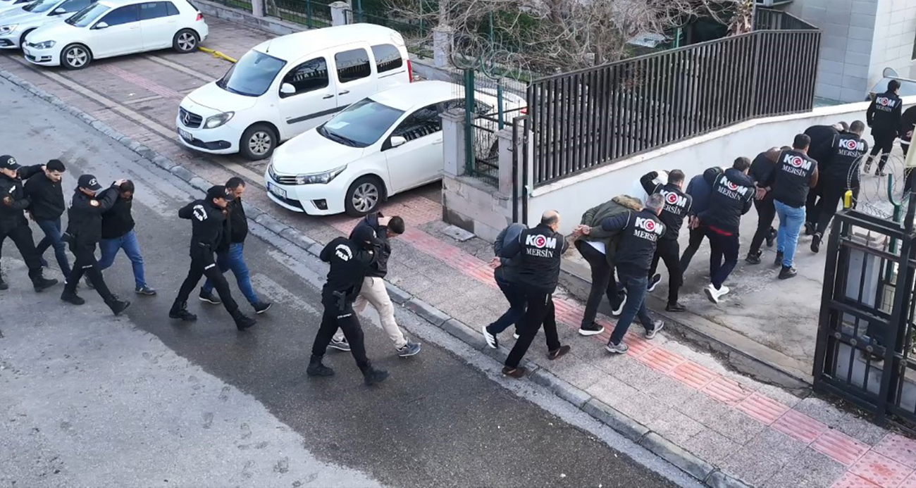 Mersin’de Çok Büyük Çapta Organize Suç Örgütüne Operasyon: 17 Kişi Tutuklandı