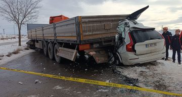 Sivas’ta Buzlanma Sonucu Meydana Gelen Kaza, İş Adamının Hayatını Kaybetmesine Neden Oldu