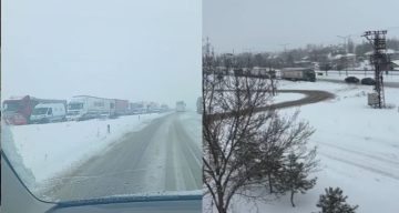 Sivas’ta Yoğun Kar Yağışı Nedeniyle Bazı Yollar Trafiğe Kapandı