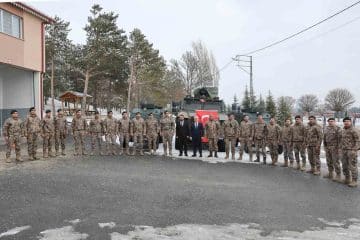 Sivas’tan Suriye’ye Dualarla Uğurlanan PÖH Timleri Görevlerine Başladı