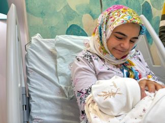 Tunceli’de Yeni Yılın İlk Bebeği Sahra, 8 Yıllık Hasreti Sonlandırdı