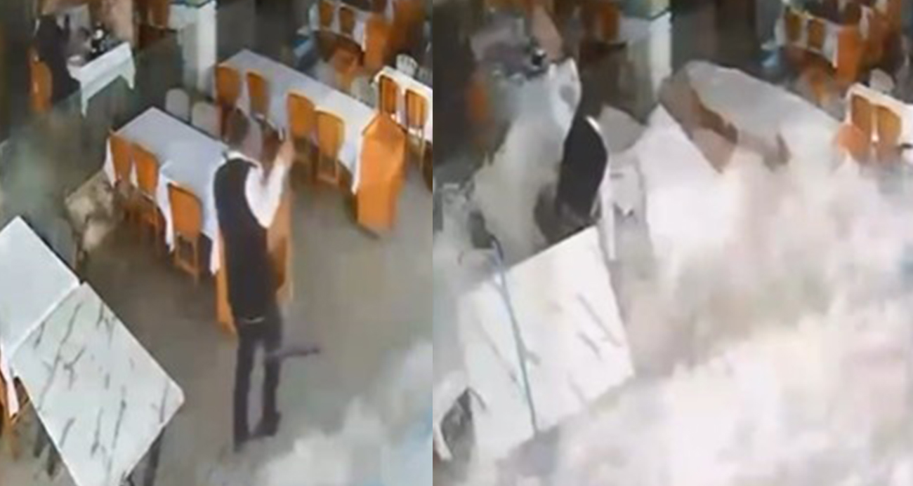 Alanya’da Büyük Dalga Lokantayı İstila Etti