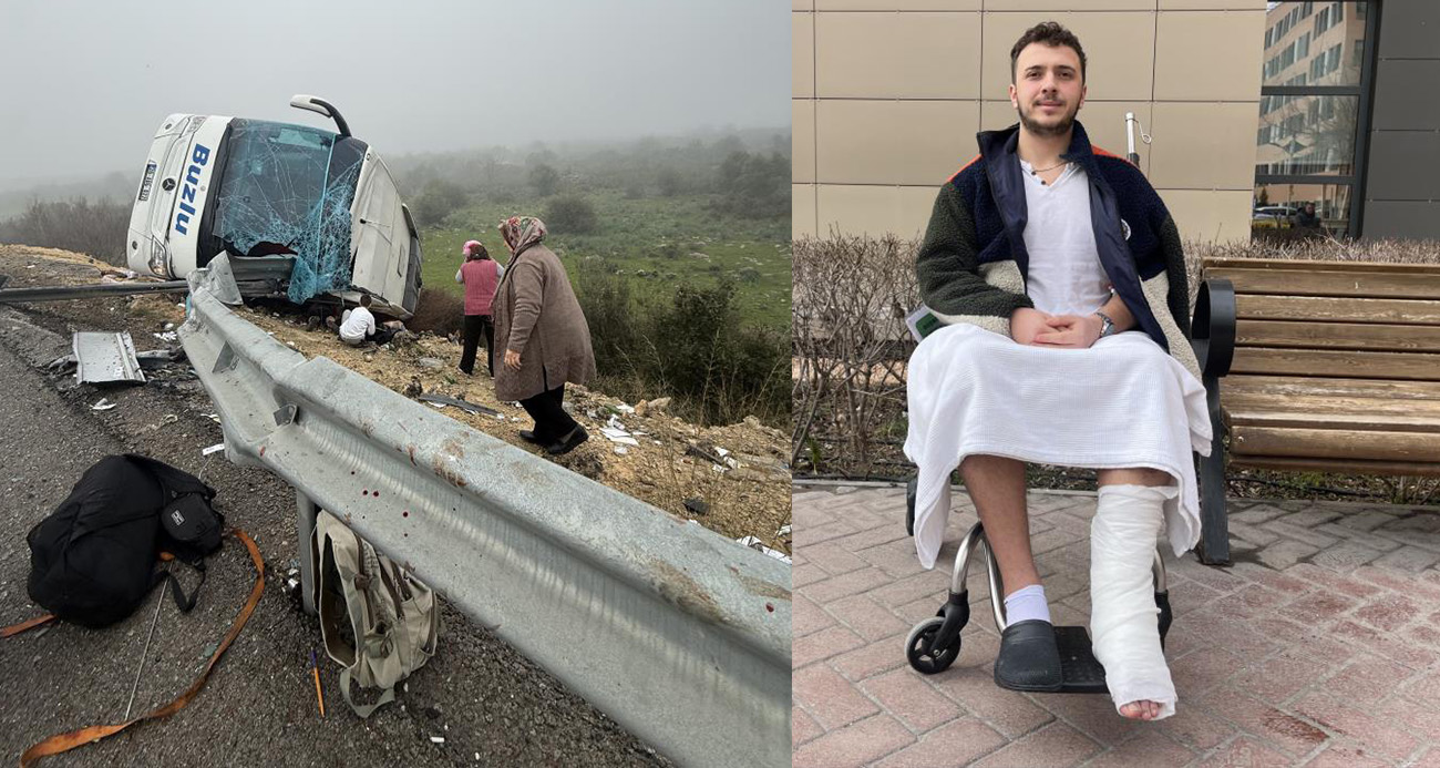 Antalya’daki Otobüs Kazasından Kurtulan Öğrenci, Kaza Anını ve Şoförle Olan Son Sohbetini Anlattı
