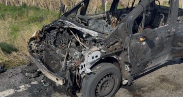 Bandırma’da Seyir Halindeki Otomobil Alevlere Teslim Oldu