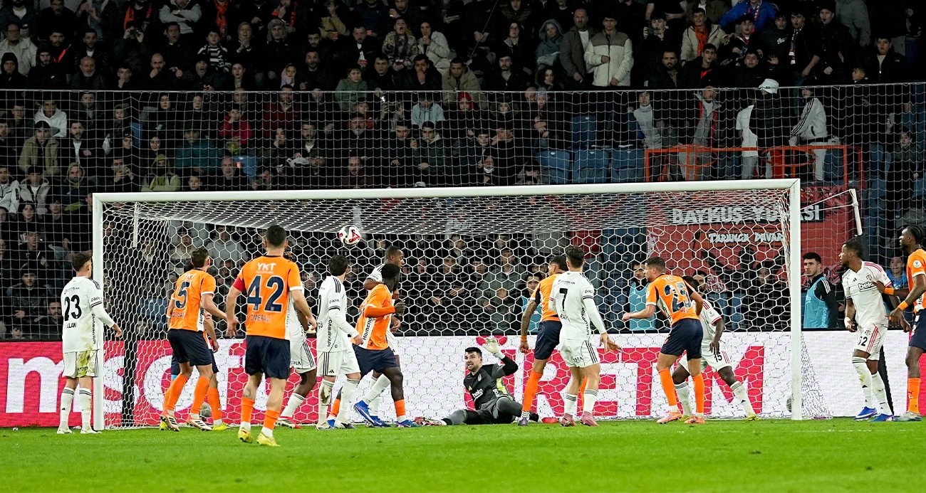 Beşiktaş, Başakşehir Karşısında Son Dakika Golüyle Kazandı!